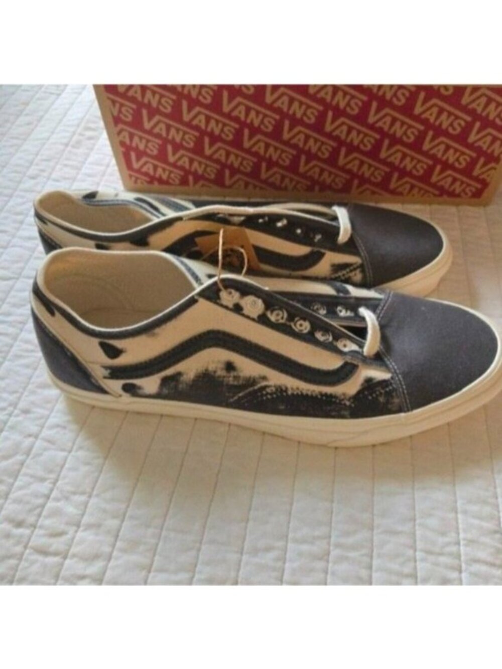 Vans Old Skool Tapered Men Size 11.5 Eco Theory Black Grey 0826 - Picture 6 of 9